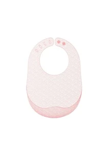 Yếm trẻ em rắn - Màu Hồng baby - Xem 1