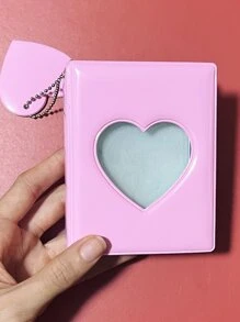 1入組心鏤空3英寸相簿 - 粉色 - 查看 4