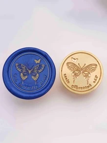 1 ștampilă aleatorie cu design fluture