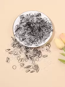 1000pcs Toddler Girls Colorblock Hair Tie - Multicolor - View 4