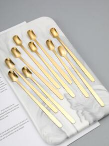 6 piezas Cuchara de acero inoxidable - Dorado - Ver 3