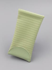 Solid Glasses Bag - Green - View 1