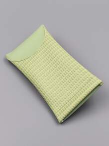 Solid Glasses Bag - Green - View 3