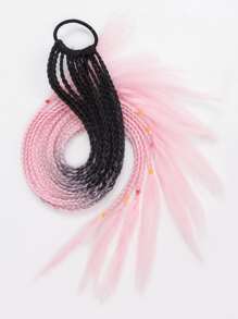 長款合成髮辮 - 彩色 - 查看 4