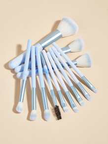 Dm-12pcs Blue Makeup Brush Set,Brush Set,Makeup Brush Kit,Make Up Brush Set,Make Up Set Complete,Makeup Brush Set,Complete Makeup Kit,Brush Kit,Brushes Makeup Set,Makeup Gift Set,Set - Blue - View 3