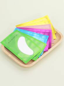 10入組化妝工具假睫毛貼片,用於睫毛延伸 - 白色 - 查看 4