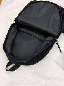 Không thấm nước, nhẹ, trang trí chuỗi tối giản Túi đeo ba lô chức năng dành cho sinh viên mới tốt nghiệp, cô gái tuổi teen, sinh viên năm nhất, sinh viên năm hai, sinh viên năm cuối và trung học phổ thông, trường đại học và trung học phổ thông, hoàn hảo cho hoạt động ngoài trời, du lịch và quay lại trường học - màu đen - Xem 7