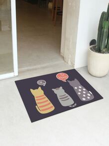 1pc Cartoon Graphic Door Mat - Multicolor - View 2