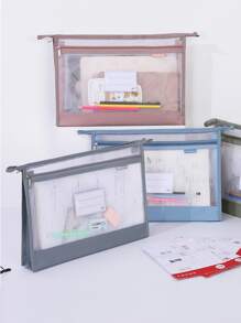 1入組隨機網紗文件袋 - 彩色 - 查看 1