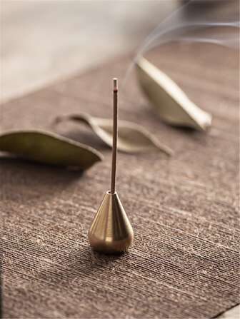 1PC Brass Gold Large Medium Water Drop Incense Holder Pure Copper Wire Incense Holder Gifts Birthday Graduation
