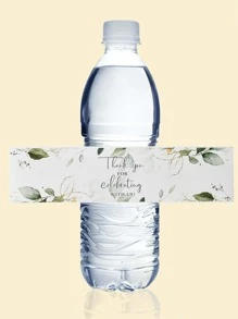 10 cái Slogan Đồ họa Bên Chai Gói - Nhiều màu - Xem 1