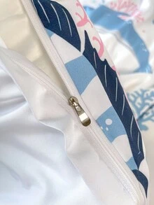 Bộ vỏ chăn hình cá mập không có chất làm đầy - Nhiều màu - Xem 8