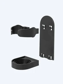 1pc Wall Mounted Shaver Holder - Black - View 5
