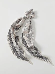 印花飄帶髮圈 - 彩色 - 查看 3