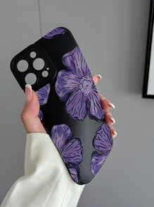 1 pieza Funda de teléfono de TPU con patrón floral compatible con iPhone 11, 12, 13, 14, 12 Pro Max, 13 Pro Max, 14 Pro Max, 15, 15 PRO, 15 PLUS, 15 PRO MAX, 16, 16 Pro, 16 Plus, 16 Pro Max y S20 FE, A71, U22, A52, A53, A32, A04, A13, A24, A33, A34, A54, S23 Ultra, S24 Ultra - Multicolor - Ver 3