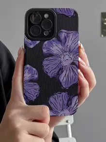 1 pieza Funda de teléfono de TPU con patrón floral compatible con iPhone 11, 12, 13, 14, 12 Pro Max, 13 Pro Max, 14 Pro Max, 15, 15 PRO, 15 PLUS, 15 PRO MAX, 16, 16 Pro, 16 Plus, 16 Pro Max y S20 FE, A71, U22, A52, A53, A32, A04, A13, A24, A33, A34, A54, S23 Ultra, S24 Ultra - Multicolor - Ver 4