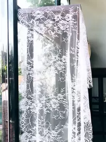 One Piece Of White Lace Wedding Tablecloth