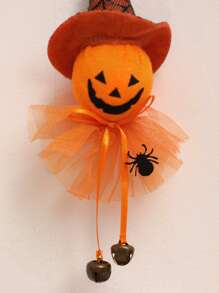 1pc Halloween Pumpkin Shaped Wall Hanging - Multicolor - View 2