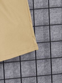 SHEIN 男孩日本字母和卡通圖案T恤和短褲 - 彩色 - 查看 4