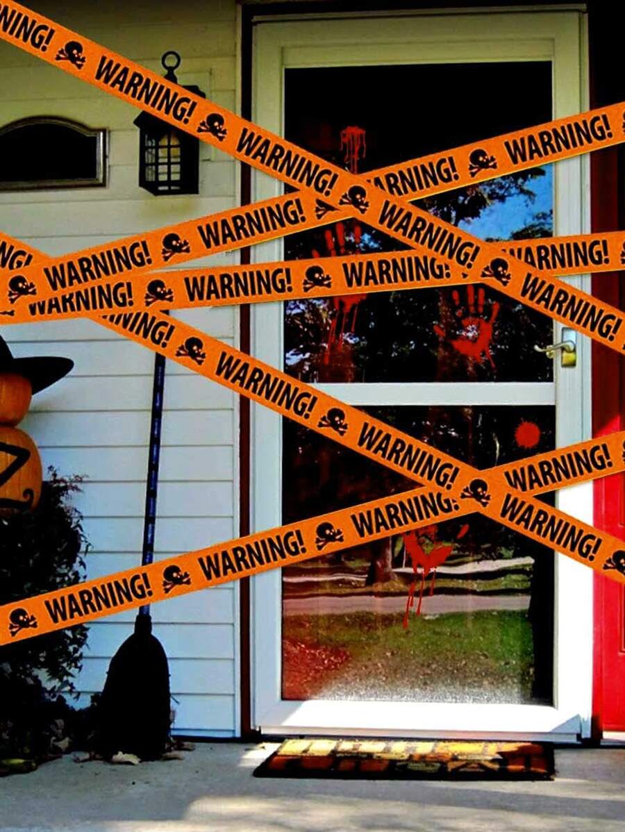 Halloween Party Decoration Caution Tape SHEIN USA