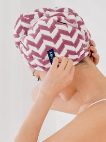 Bộ 3/2/1 khăn tắm/khăn lau tóc bằng vải lông san hô họa tiết sóng nước, thấm hút tốt và mềm mại. - Màu tím - Xem 7