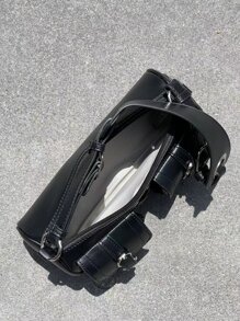 Không thấm nước , Nhẹ , Thương vụ Hàng ngày Lỗ Ren lên chi tiết Đồ trang trí khóa Cái túi Đối với Cô gái tuổi teen NỮ Cao đẳng Sinh viên , & Cổ cồn trắng Công nhân
工人 Hoàn hảo Cho văn phòng , Cao đẳng , Làm việc , Làm Việc  , Commute , Ngoài trời , Du lịch , - màu đen - Xem 3