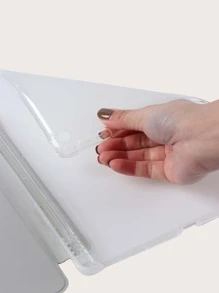 Ốp bảo vệ kiểu sổ tay TPU có khe cắm bút, phù hợp với iPad Mini 4/5, Mini6, Mini7, A8, A16, 2025, Air 11, 13, M2, M3, Pro 11, 13, M4, 2024, Air 4, 5, 10th, 10.9, Pro 11, 9th, 8th, 7th, 10.2, Pro 12.9, 4th, 5th, 6th. Thiết kế màu nước tím, vỏ mềm TPU. Không bao gồm bút. Quà tặng sinh nhật mùa xuân. - Màu tím - Xem 7