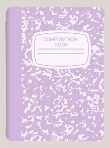 Ốp bảo vệ kiểu sổ tay TPU có khe cắm bút, phù hợp với iPad Mini 4/5, Mini6, Mini7, A8, A16, 2025, Air 11, 13, M2, M3, Pro 11, 13, M4, 2024, Air 4, 5, 10th, 10.9, Pro 11, 9th, 8th, 7th, 10.2, Pro 12.9, 4th, 5th, 6th. Thiết kế màu nước tím, vỏ mềm TPU. Không bao gồm bút. Quà tặng sinh nhật mùa xuân. - Màu tím - Xem 3