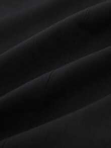 Hombres 1 pieza Blazer con botón de cuello con solapa - Negro - Ver 7