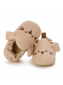 Bebé Zapatillas planas con diseño de dibujos animados - Albaricoque - Ver 2