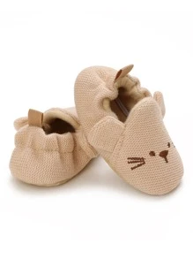 Bebé Zapatillas planas con diseño de dibujos animados - Albaricoque - Ver 4