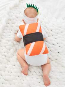 Halloween 1pc Baby Colorblock Pillow - Multicolor - View 5