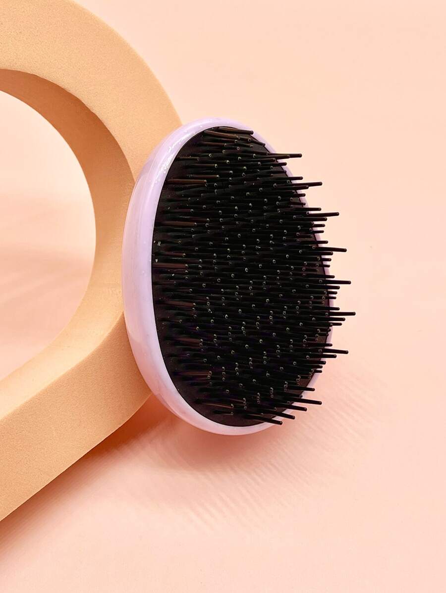 Lược chải tóc bỏ túi chống rối - Màu tím - Xem 1