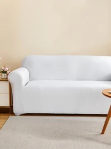 1pc Ghế sofa màu rắn - trắng - Xem 6