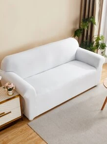 1pc Ghế sofa màu rắn - trắng - Xem 7