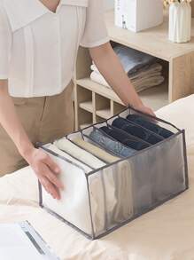 1入組多格衣服收納盒 - 灰色 - 查看 2
