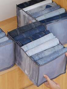 1入組多格衣服收納盒 - 灰色 - 查看 3