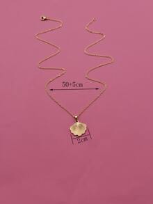 Collar colgante de concha - Amarillo Oro - Ver 3