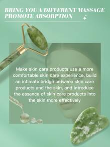 1 miếng máy mát xa mặt và 1 miếng bảng Gu Sha - màu xanh lá - Xem 9