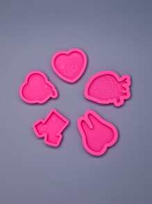 Set de 5 moldes de silicona minimalistas, prácticos y multiusos para la serie de lactancia materna para manualidades DIY
