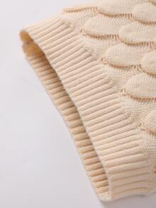 Toddler Girls Mock Neck Jumper - Apricot - View 5