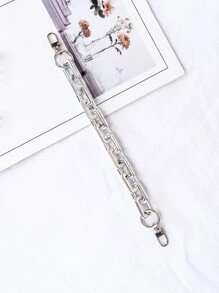 Minimalist Bag Strap Bag Accessories DIY Accessories Adjustable Replacement Shoulder Strap Stylish Durable - Silver - View 2