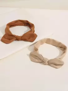 3pcs Leopard Pattern Hair Band Cute Bow Headband Turban Headband Sweatband, Hairband Fall Winter Hair Accessories For Women For Vacation Outfits Woman Elegant Scarf Women Bandana Soft Headwrap - Multicolor - View 2