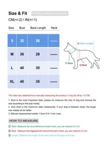 格紋圖案寵物背心