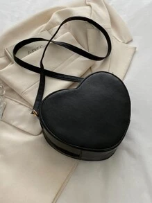 Túi Crossbody Nữ Kẻ sọc Có thể điều chỉnh được Sẵn sàng - màu đen - Xem 2