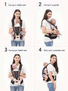 Xe nôi tối giản - Cà phê nâu - Xem 7