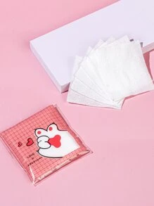 100入組面部面部墊