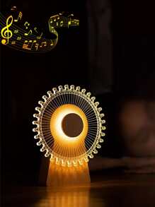 1 pieza Luz de caja de música con diseño en espiral - Amarillo - Ver 1