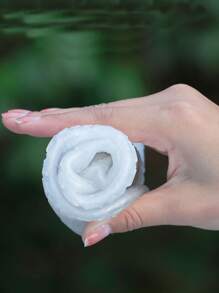 2pcs Solid Rain Boots Cover - White - View 4