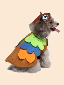 2 piezas Disfraz de mascota con diseño de búho - Multicolor - Ver 8